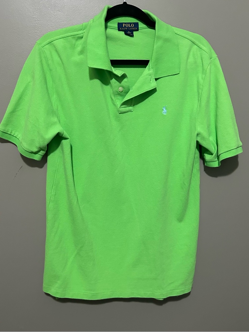 Polo by Ralph Lauren Boys Neon Green Classic Polo Shirt